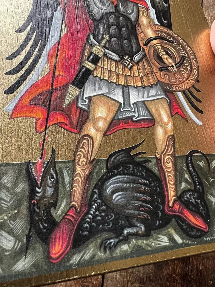 San Arcángel Miguel 15x20 ¡Listo para enviar!