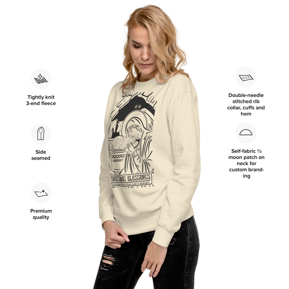 Christmas Blessings / Unisex Premium Sweatshirt