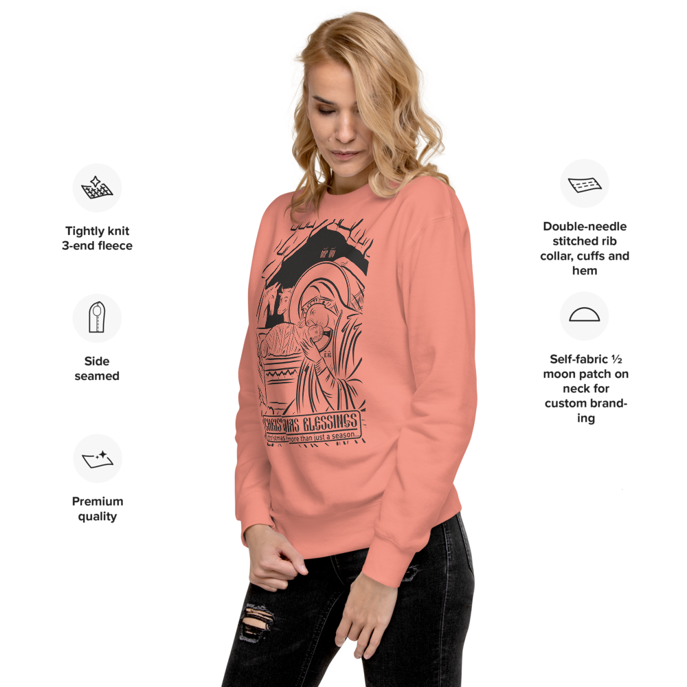 Christmas Blessings / Unisex Premium Sweatshirt