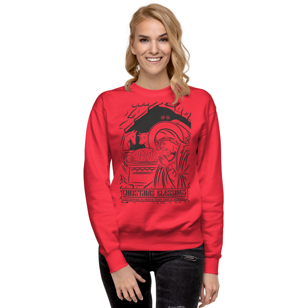 Christmas Blessings / Unisex Premium Sweatshirt