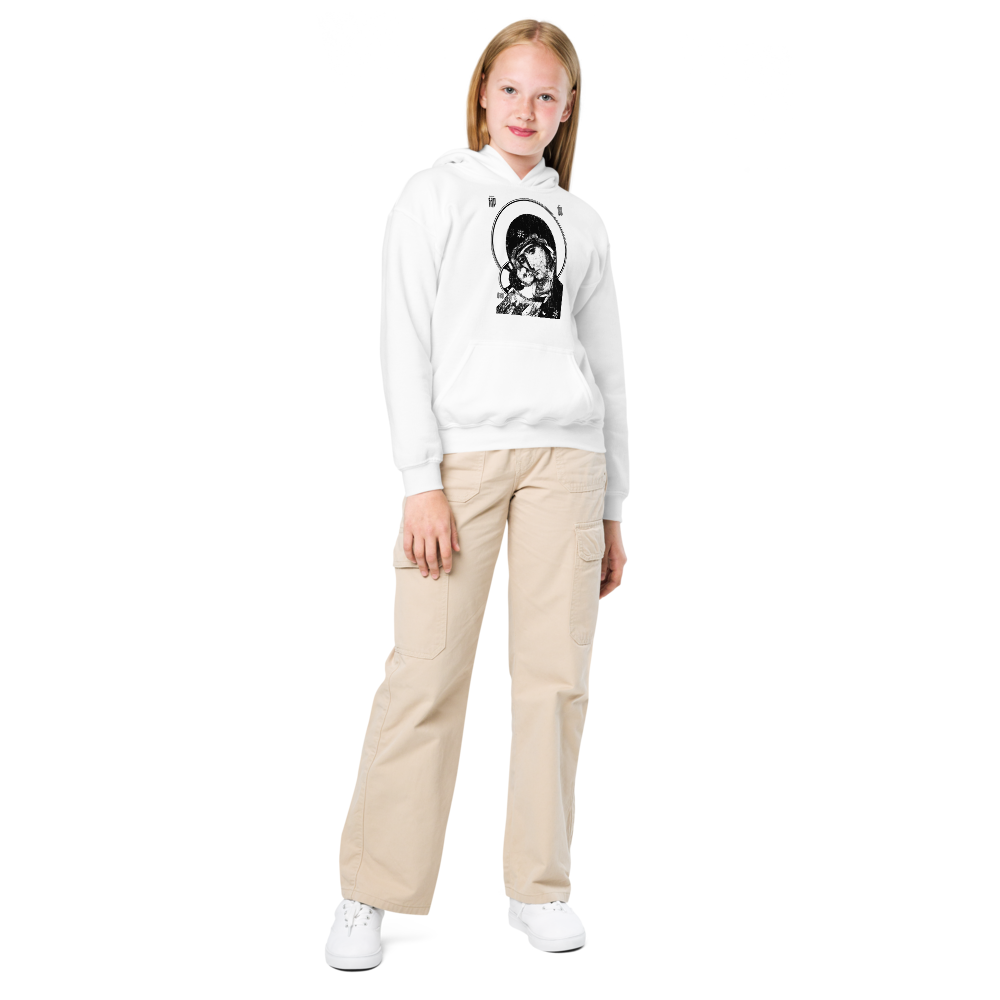 Icon Vladimir Mother of God | Youth heavy blend hoodie