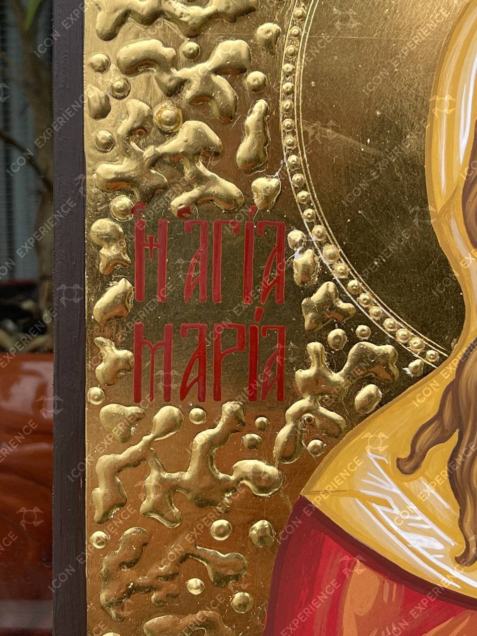 Saint Mary Magdalene Handpainted Icon Greek Orthodox Byzantine Iconography Christian Art Home Decoration Wooden Wall Hanging Deco