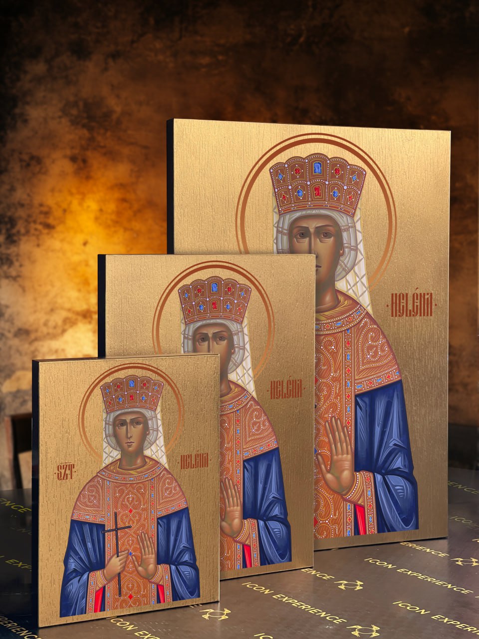 San Nicolás, Icono impreso sobre madera