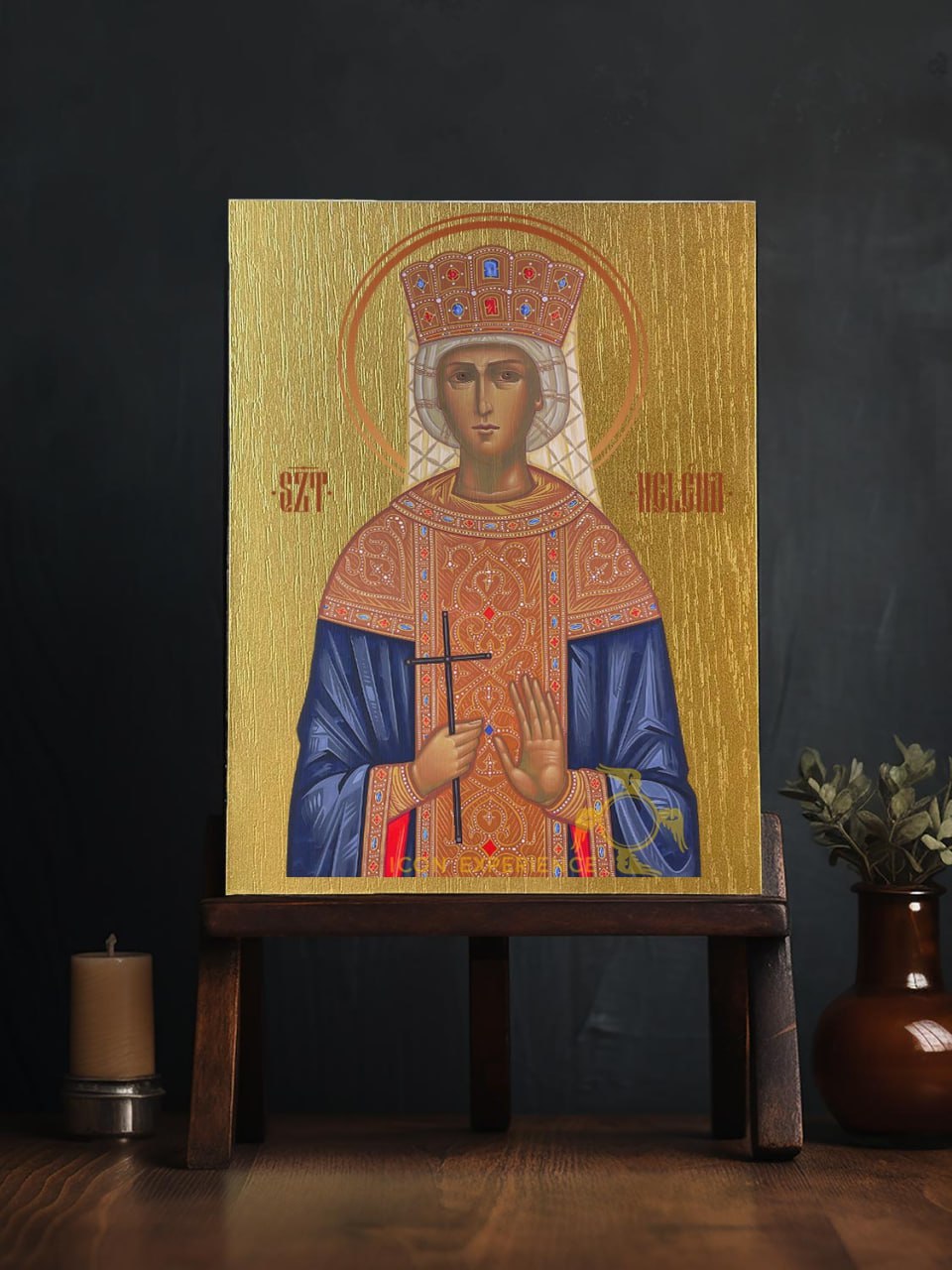 San Nicolás, Icono impreso sobre madera