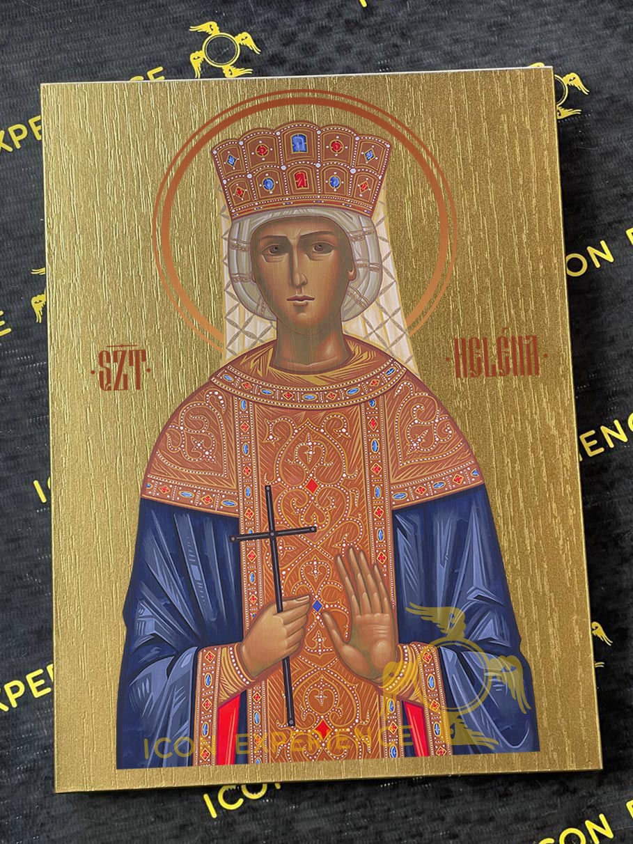 San Nicolás, Icono impreso sobre madera