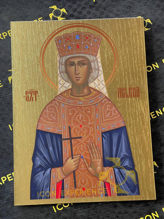 San Nicolás, Icono impreso sobre madera