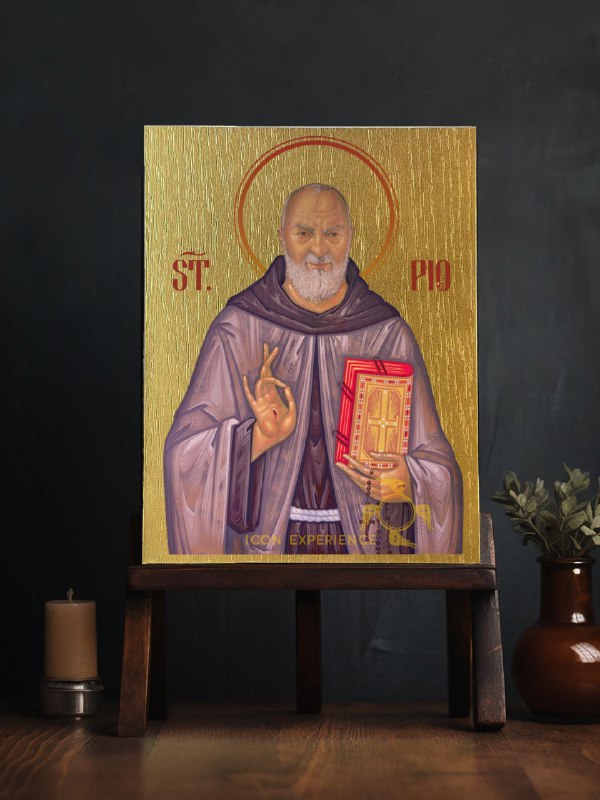 San Nicolás, Icono impreso sobre madera