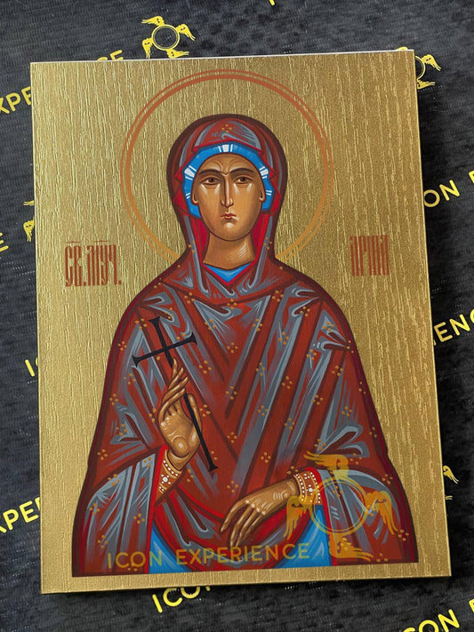 San Nicolás, Icono impreso sobre madera