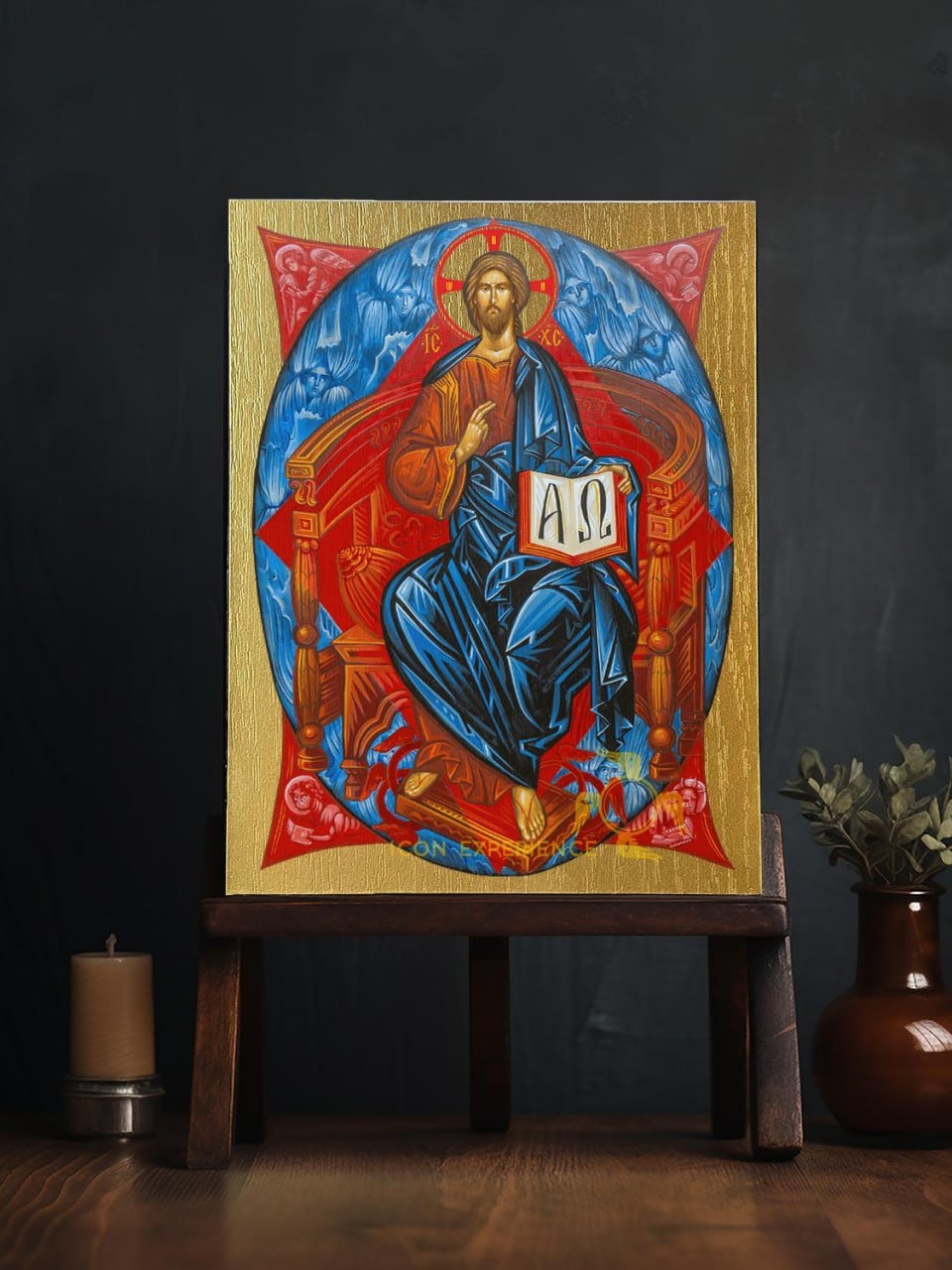 Jesucristo Pantocrátor del Monasterio del Sinaí, Icono impreso sobre madera