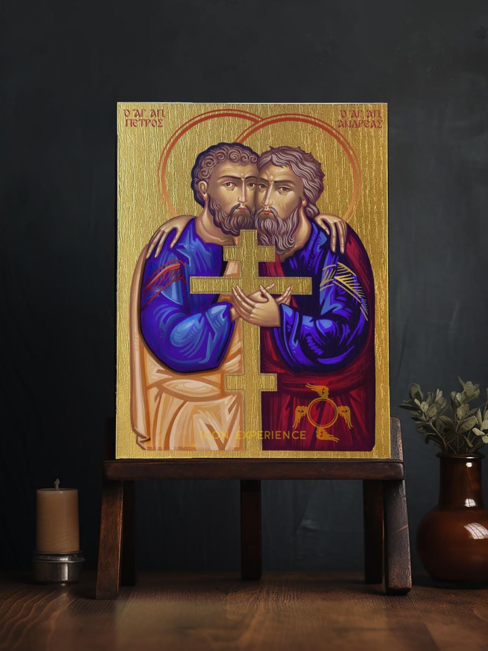 San Nicolás, Icono impreso sobre madera
