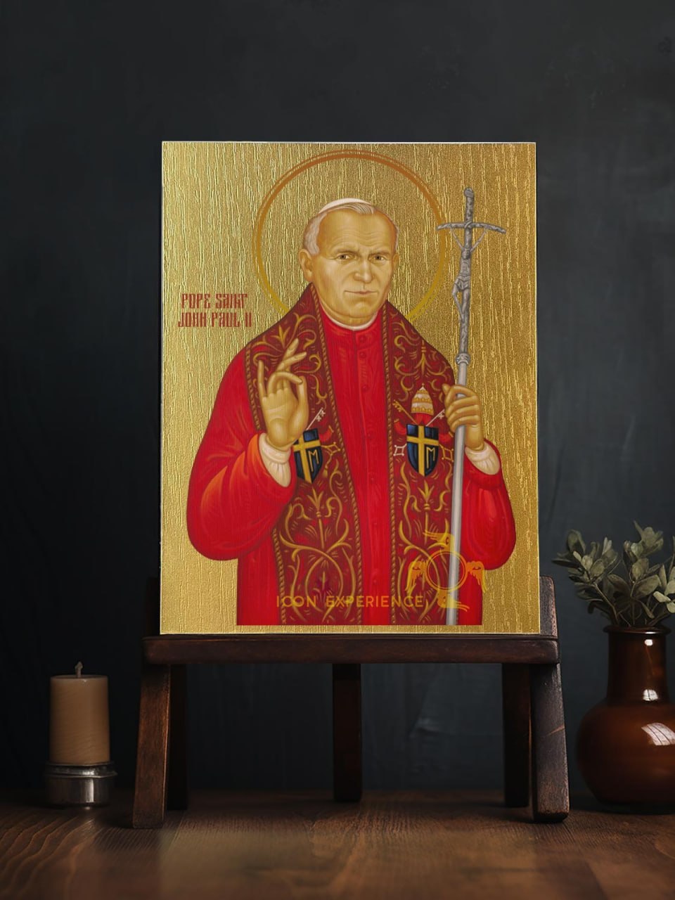 San Nicolás, Icono impreso sobre madera