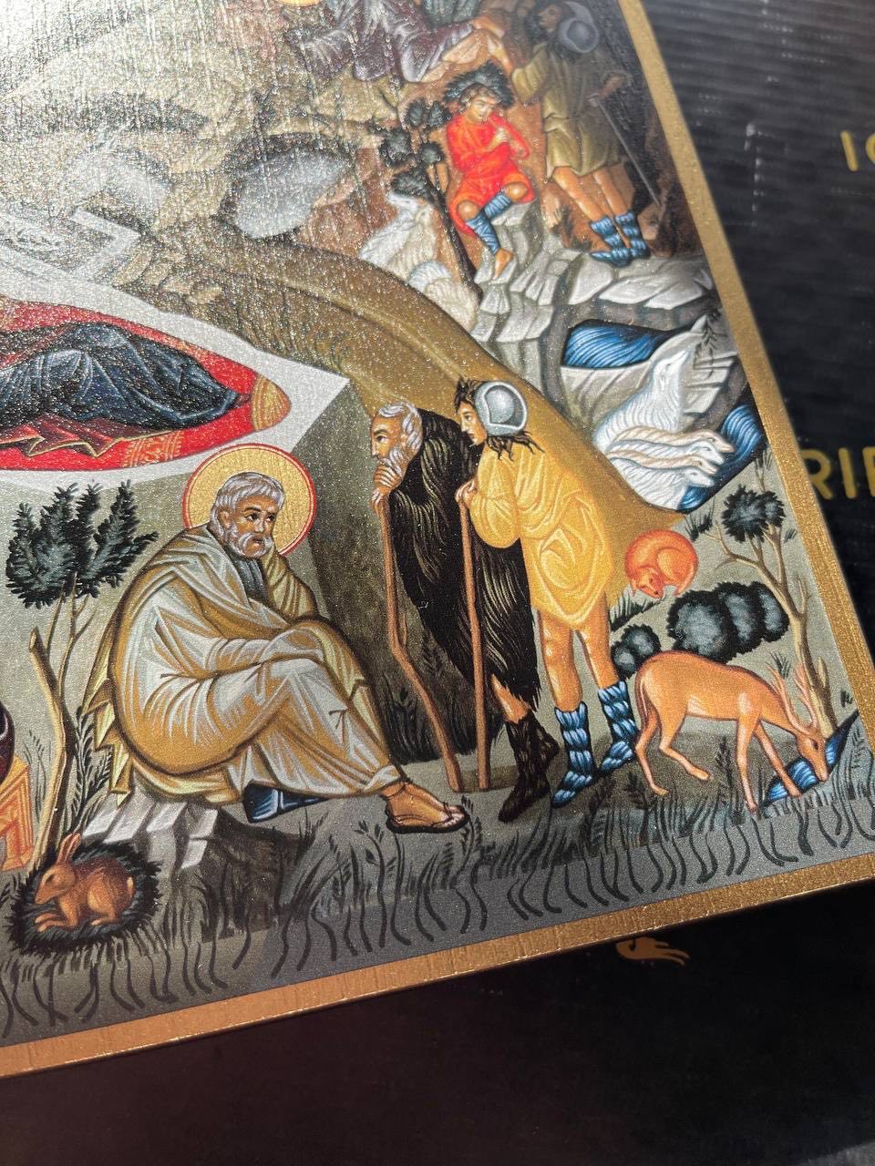 Natividad de Jesucristo Iconografía Bizantina Regalo de Arte Cristiano