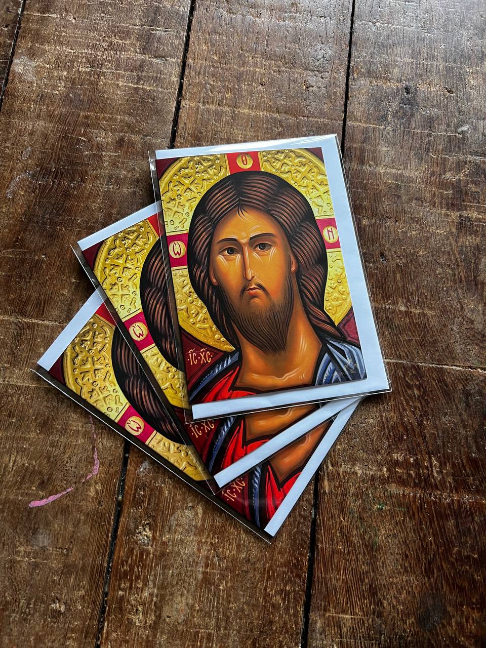 The Holy Face of Jesus Christ, Christian Greeting Cards with Envelope No SIgnature