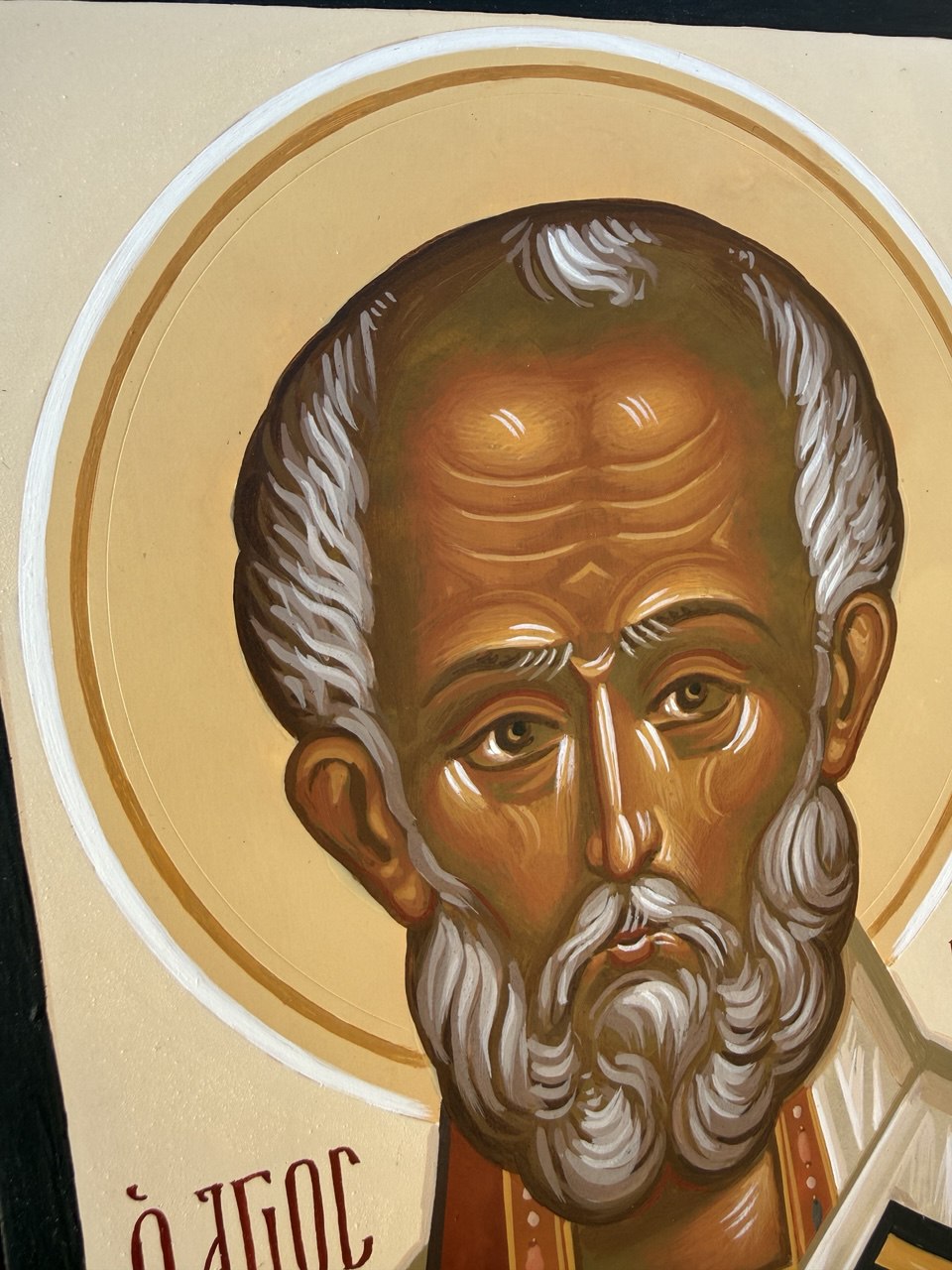 Hand-Painted Icon of Saint Nicholas 15x20cm (6x8")