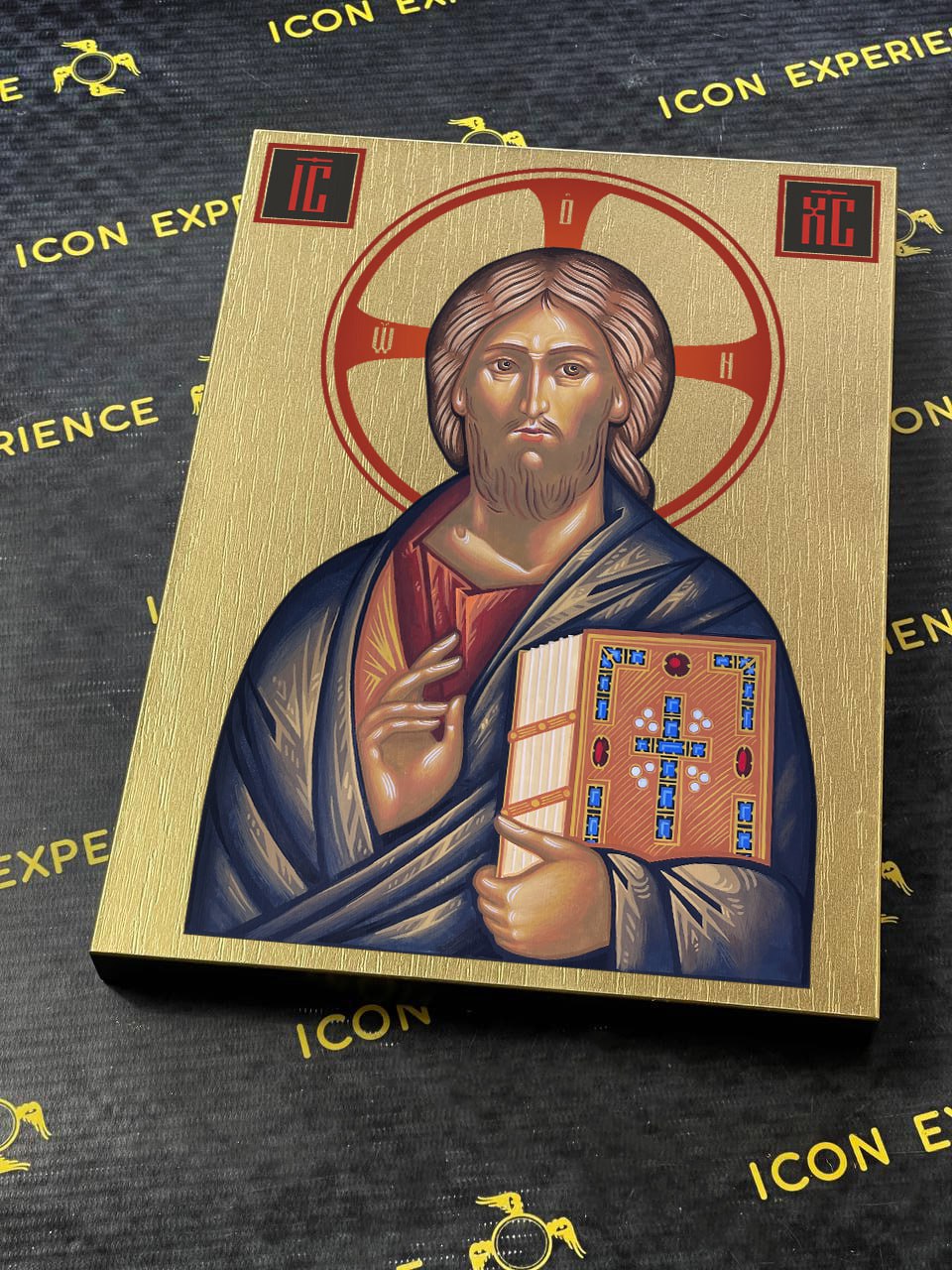 Jesucristo Pantocrátor del Monasterio del Sinaí, Icono impreso sobre madera