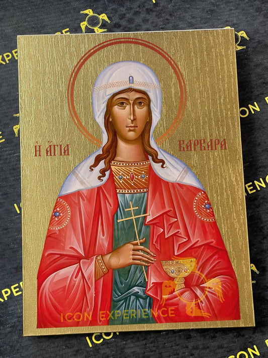 San Nicolás, Icono impreso sobre madera