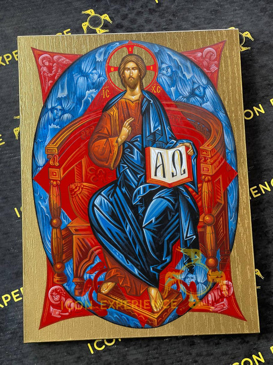 Jesucristo Pantocrátor del Monasterio del Sinaí, Icono impreso sobre madera