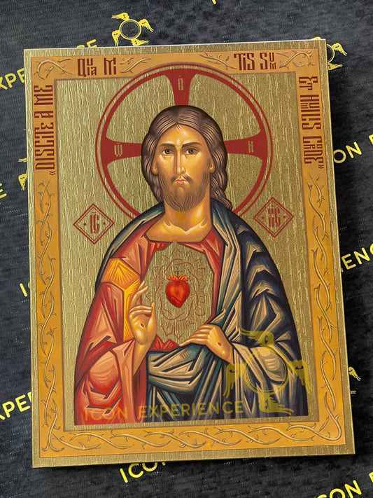 Jesucristo Pantocrátor del Monasterio del Sinaí, Icono impreso sobre madera