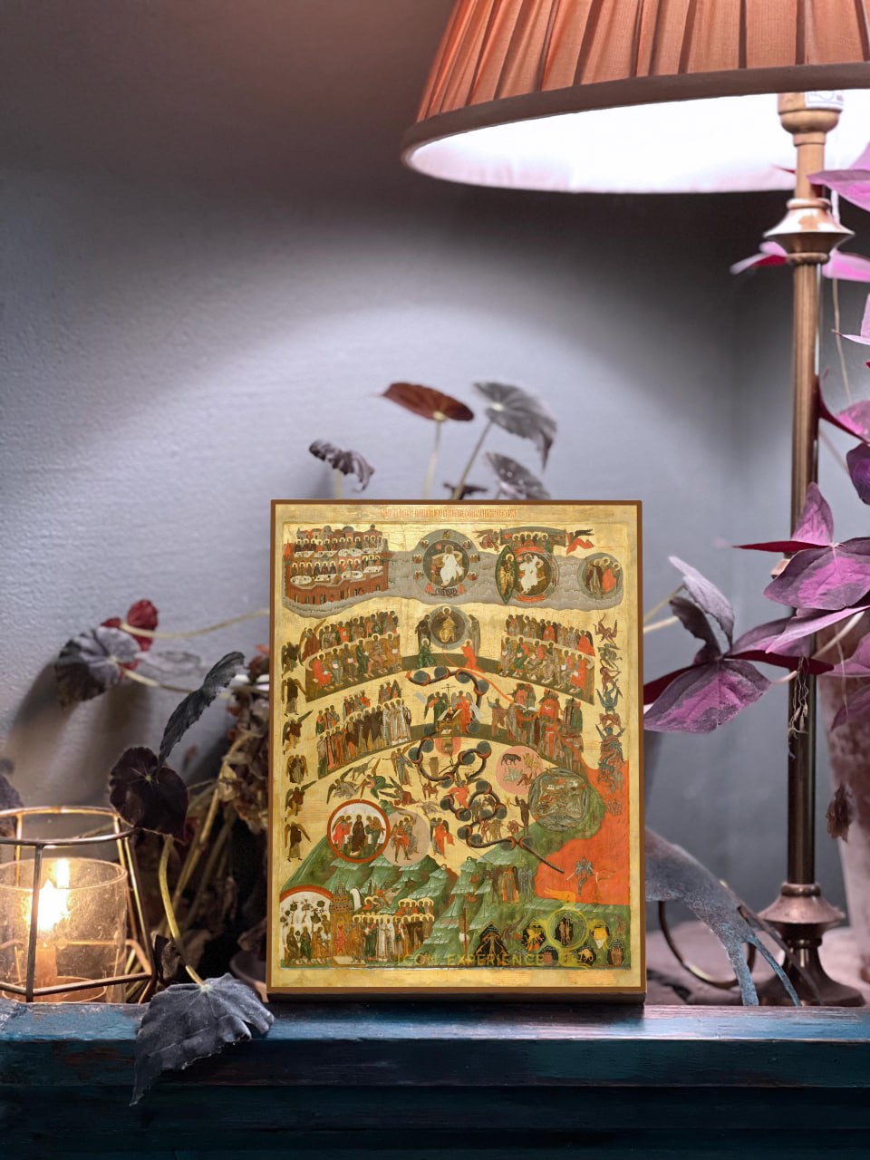 The Last Dreadful Judgment Byzantine Iconography Christian Art Gift