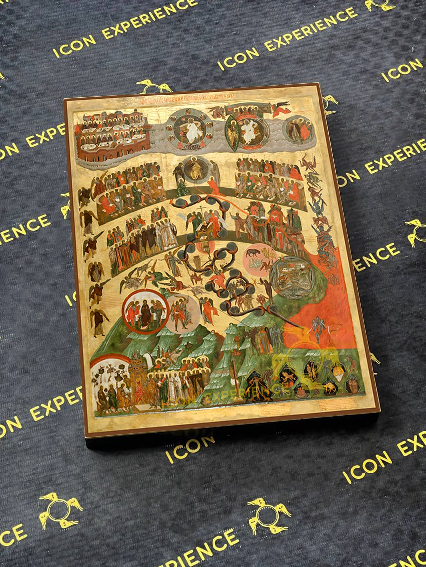 The Last Dreadful Judgment Byzantine Iconography Christian Art Gift