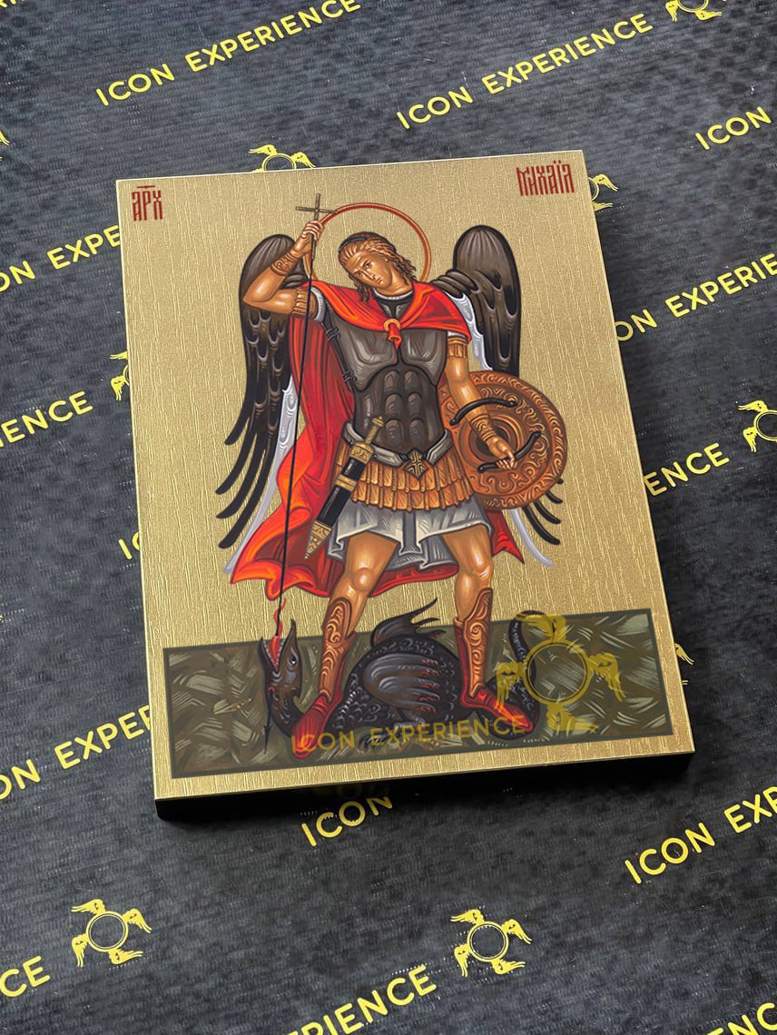 Saint Archangel Michael Byzantine Iconography Christian Art Gift