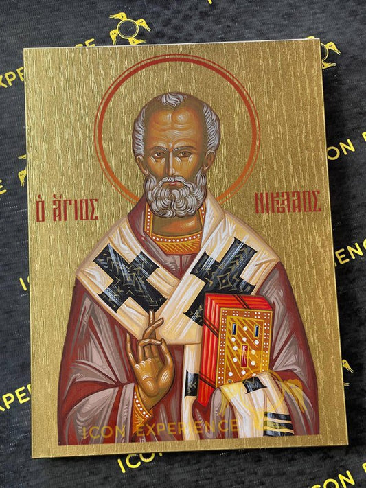Iconografía bizantina de San Nicolás, regalo de arte cristiano