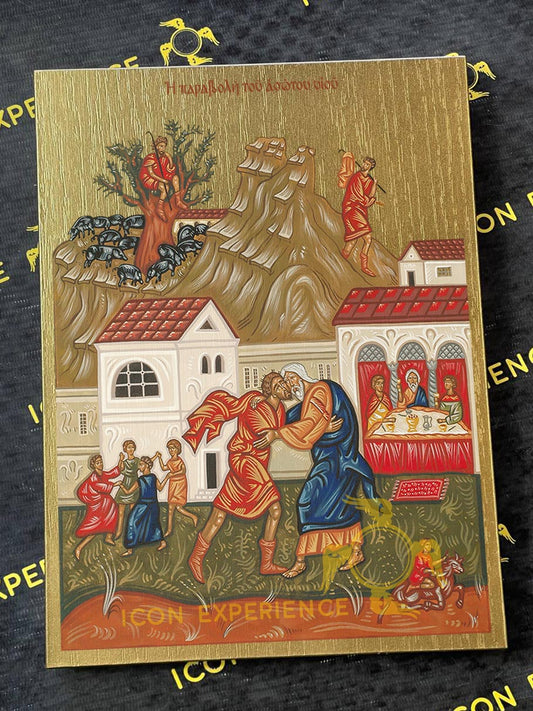 The Parable of the Prodigal Son Byzantine Icononography Christian Art Gift