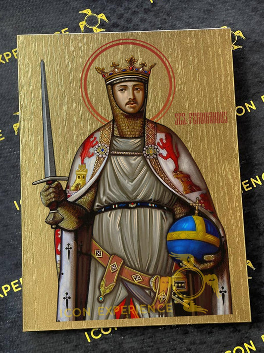 Saint Ferdinand Byzantine Iconography Christian Art Gift
