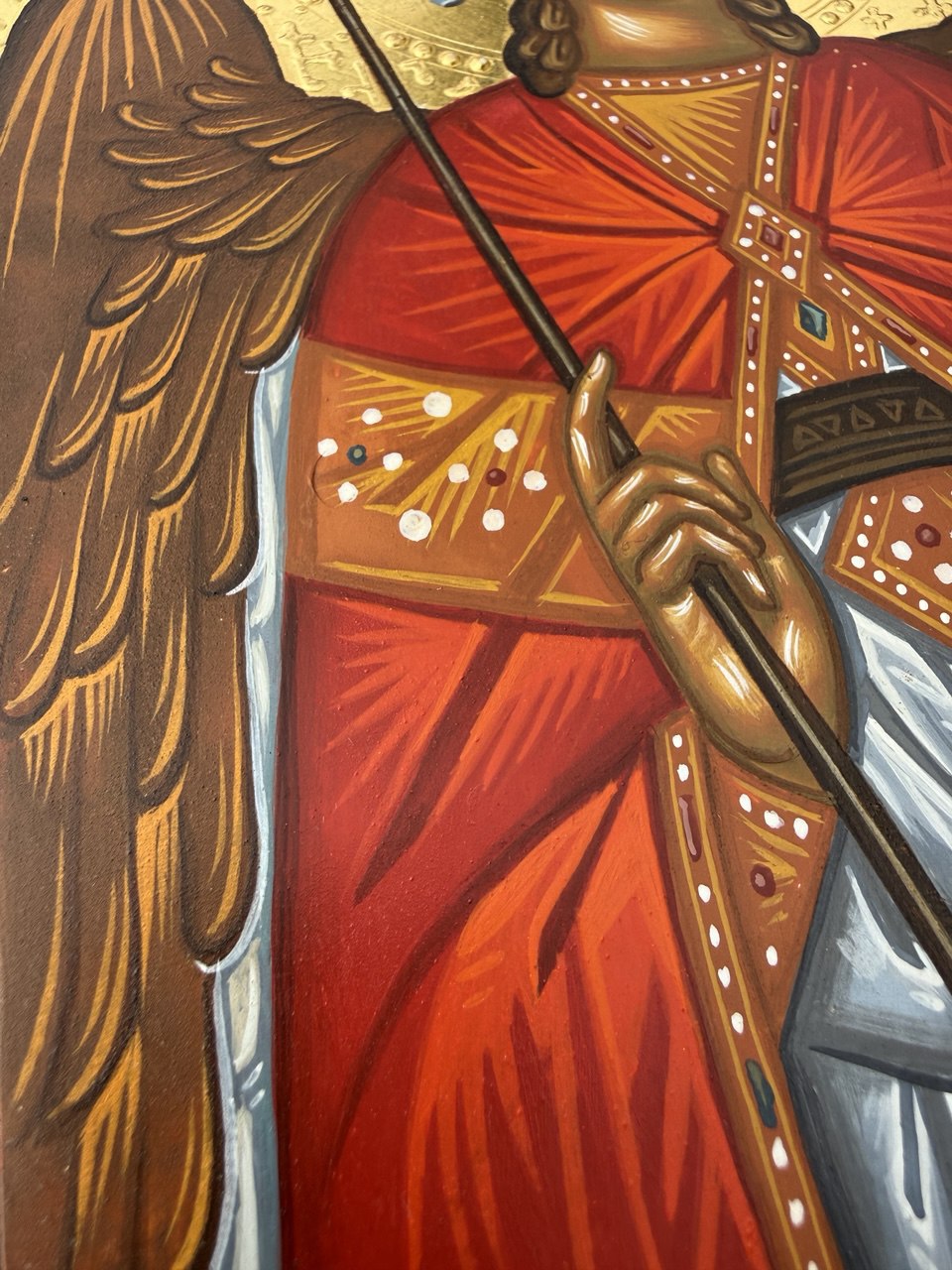 Hand-Painted Icon of Saint Archangel Michael