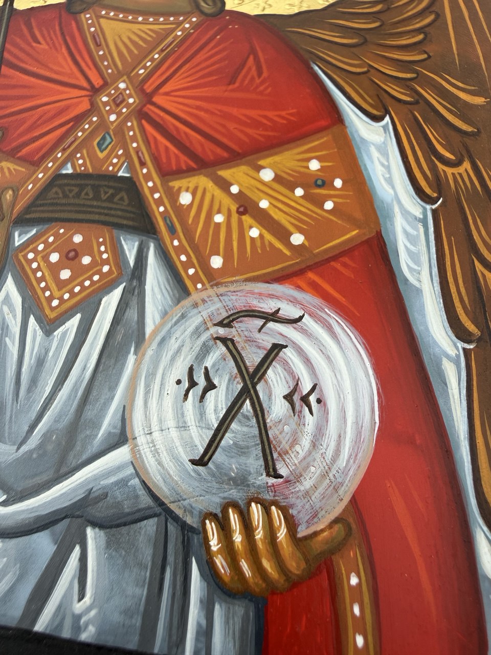 Hand-Painted Icon of Saint Archangel Michael