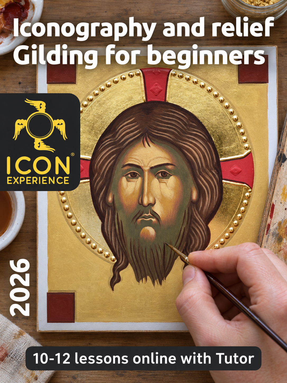 Iconography and relief + Gilding for beginners