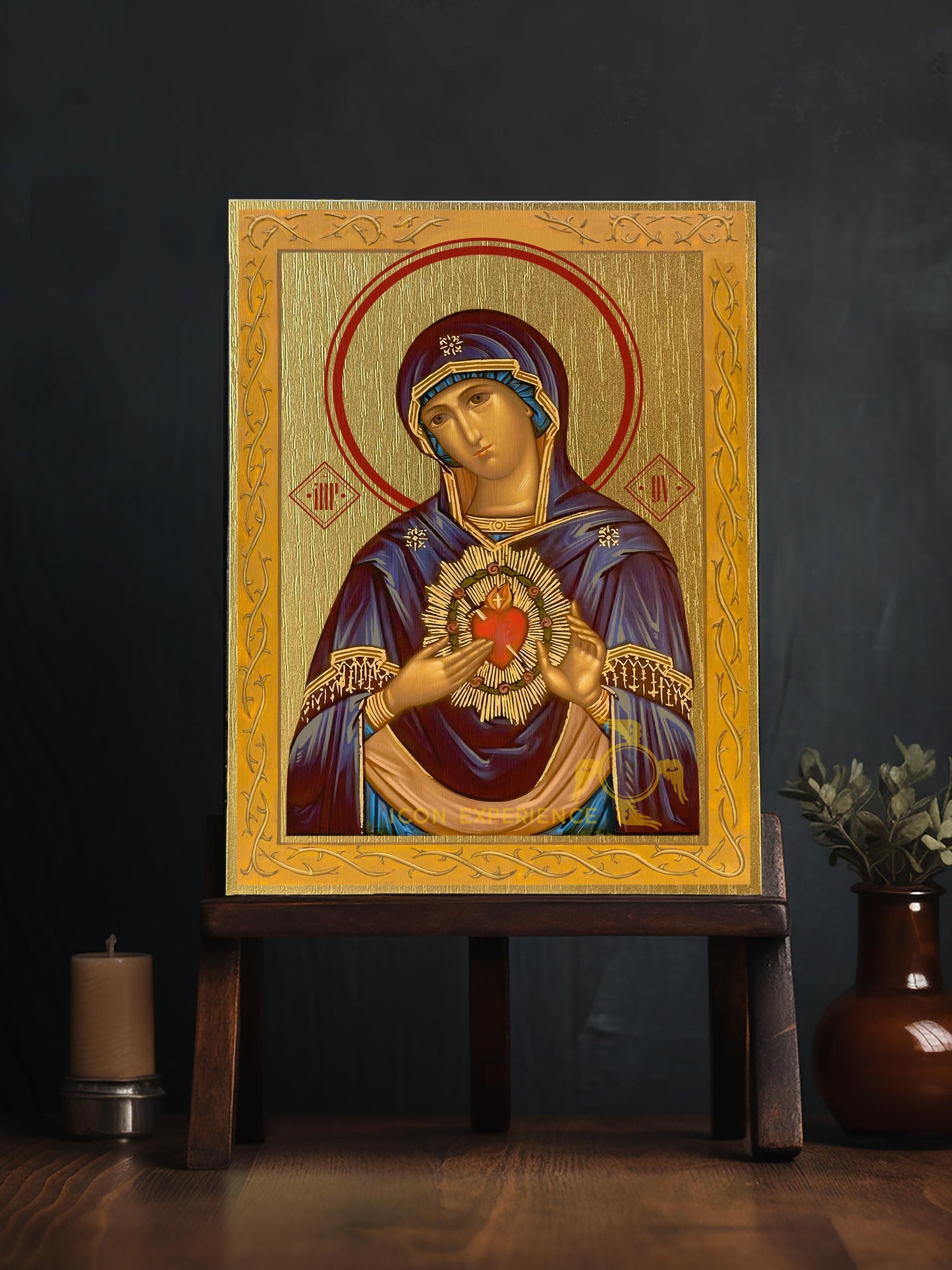 San Nicolás, Icono impreso sobre madera