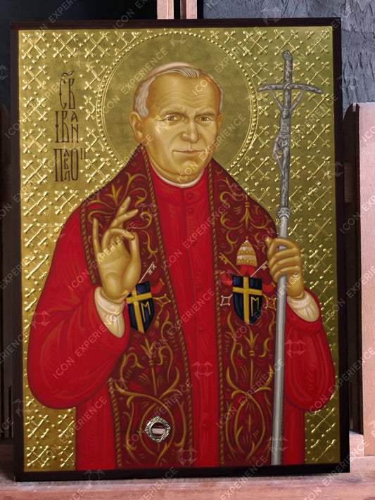 Saint Pope John Paul II, Handpainted icon