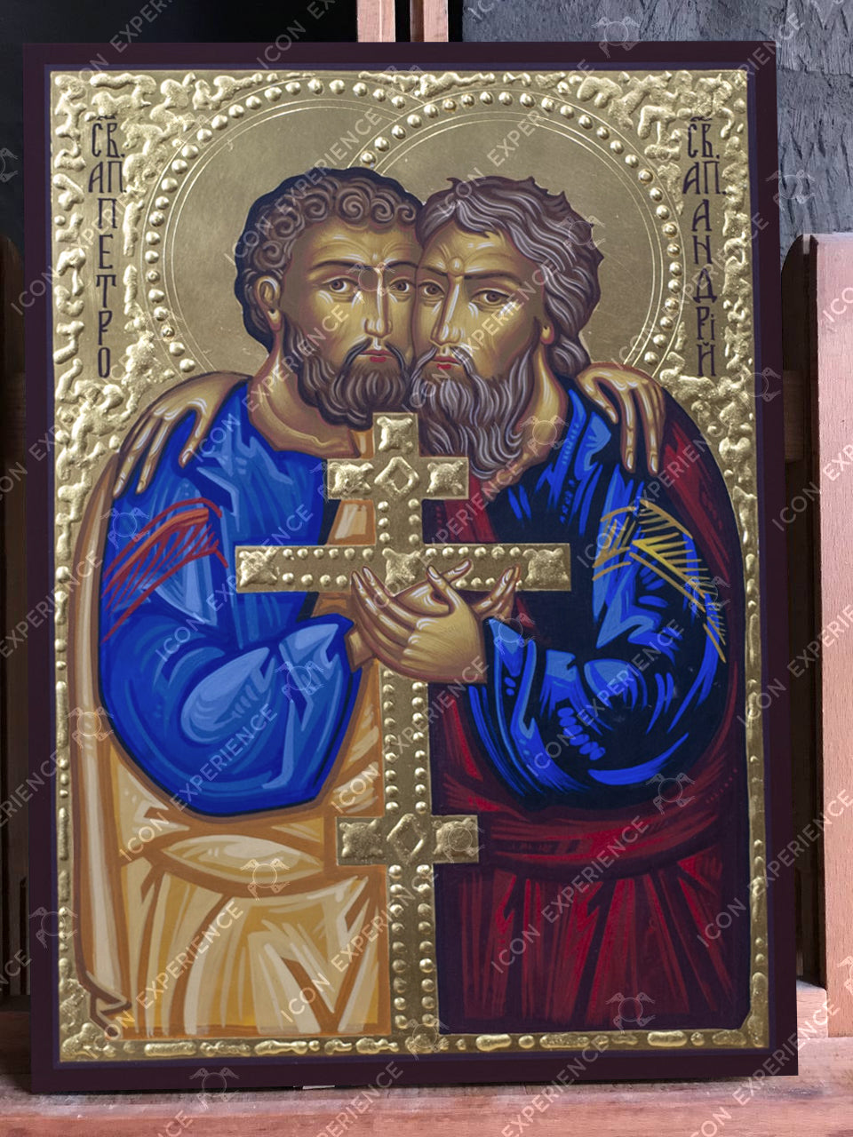 Saint Peter and Saint Andrew Apostles, Handpainted icon