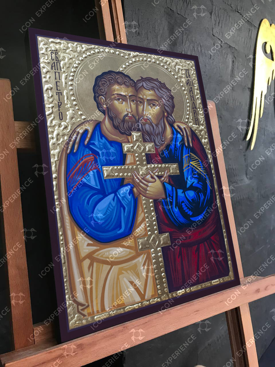 Saint Peter and Saint Andrew Apostles, Handpainted icon