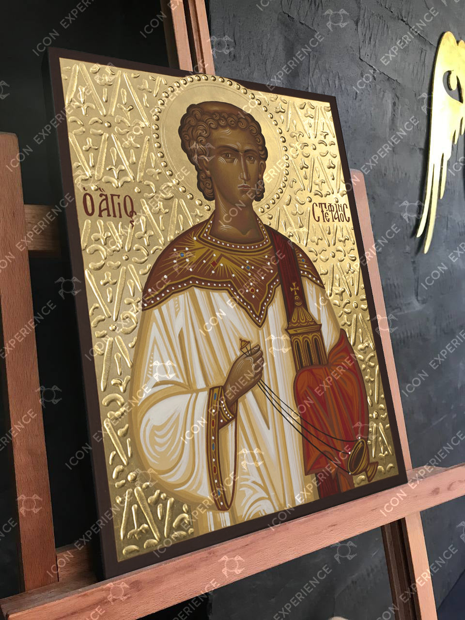 Saint Stephen the First Martyr, Handpainted icon