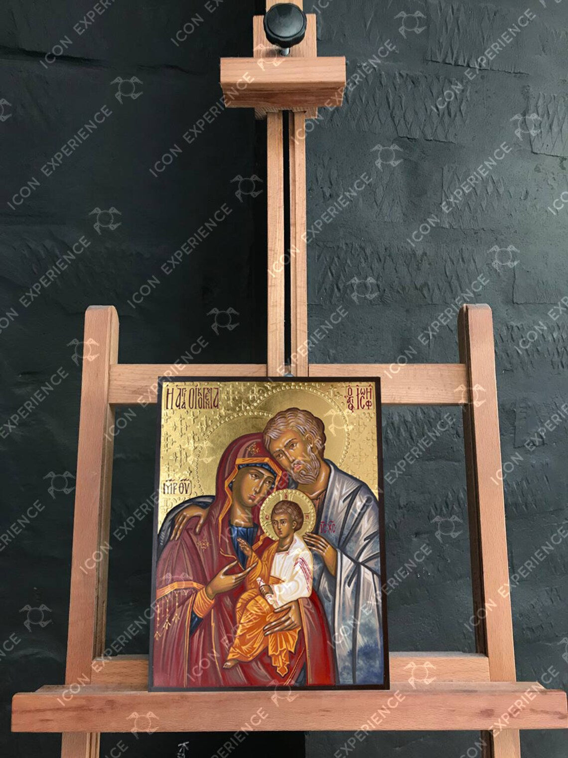 The Holy Family, Handpainted icon