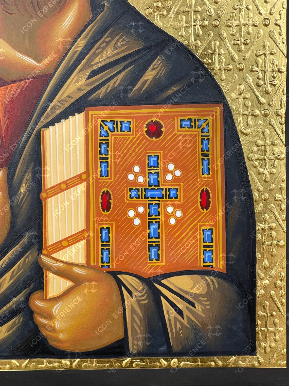 Jesucristo Pantocrátor del Monasterio del Sinaí, icono pintado a mano