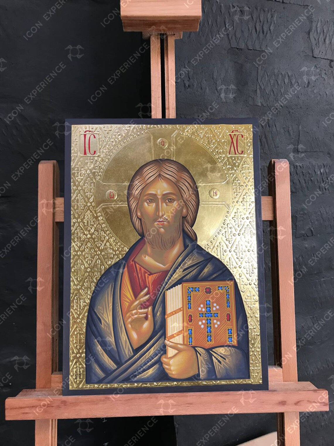 Jesucristo Pantocrátor del Monasterio del Sinaí, icono pintado a mano