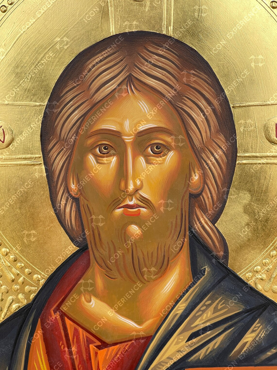 Jesucristo Pantocrátor del Monasterio del Sinaí, icono pintado a mano