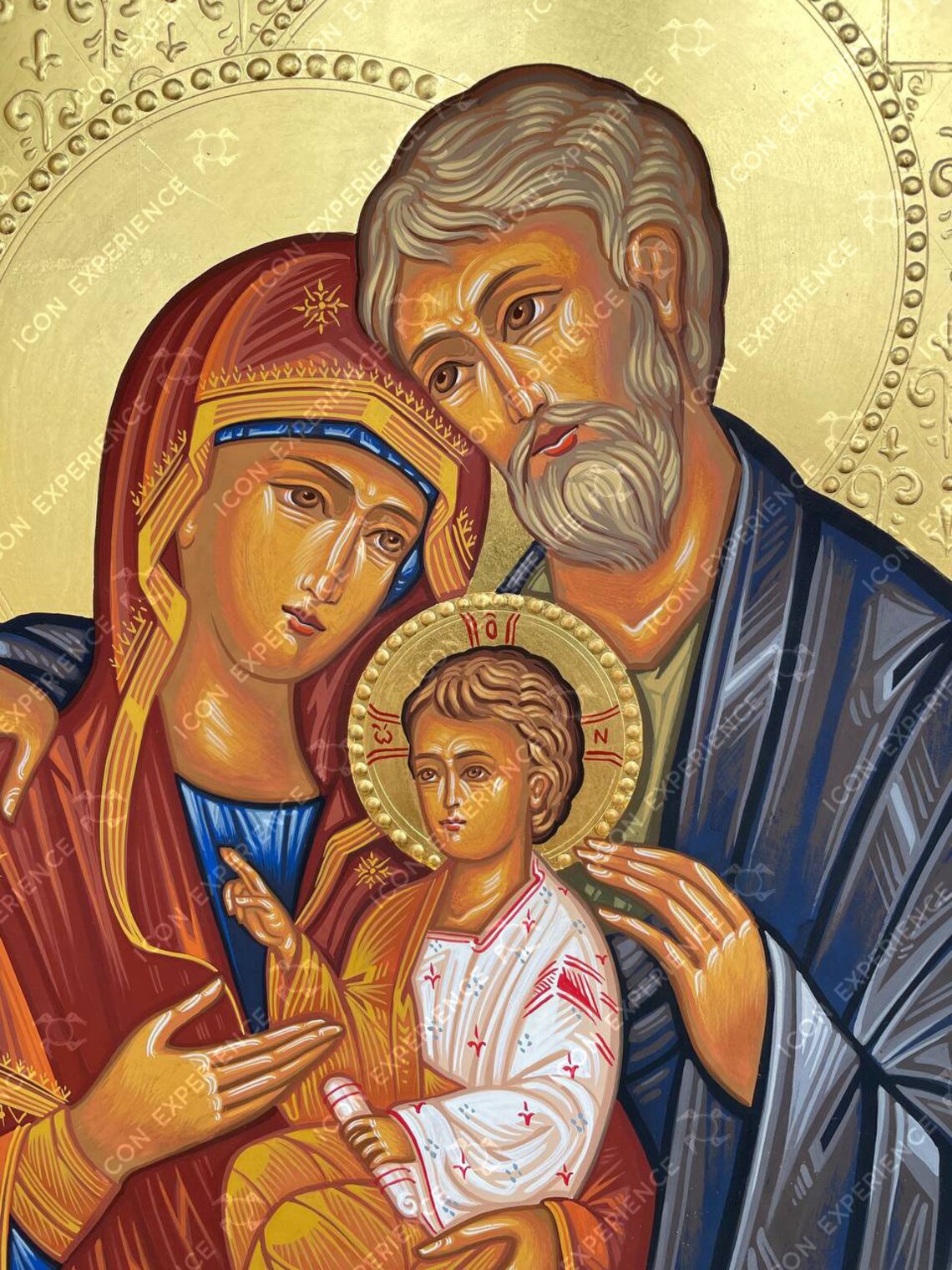 The Holy Family, Handpainted icon