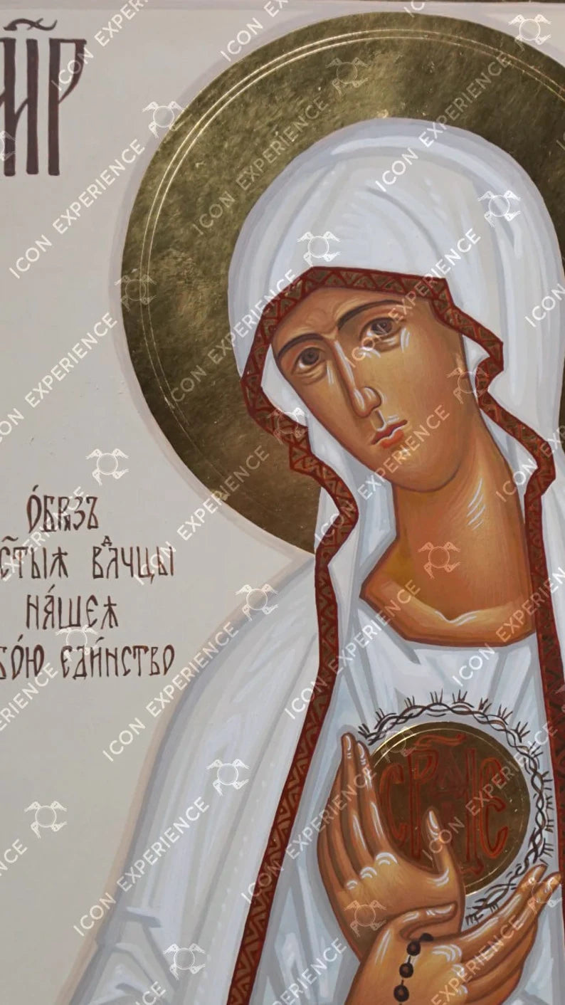 Our Lady of Fátima, Handpainted icon