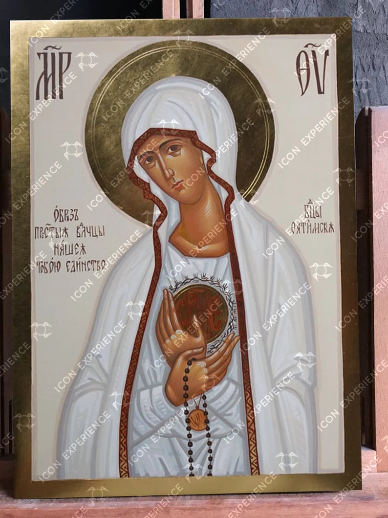 Our Lady of Fátima, Handpainted icon
