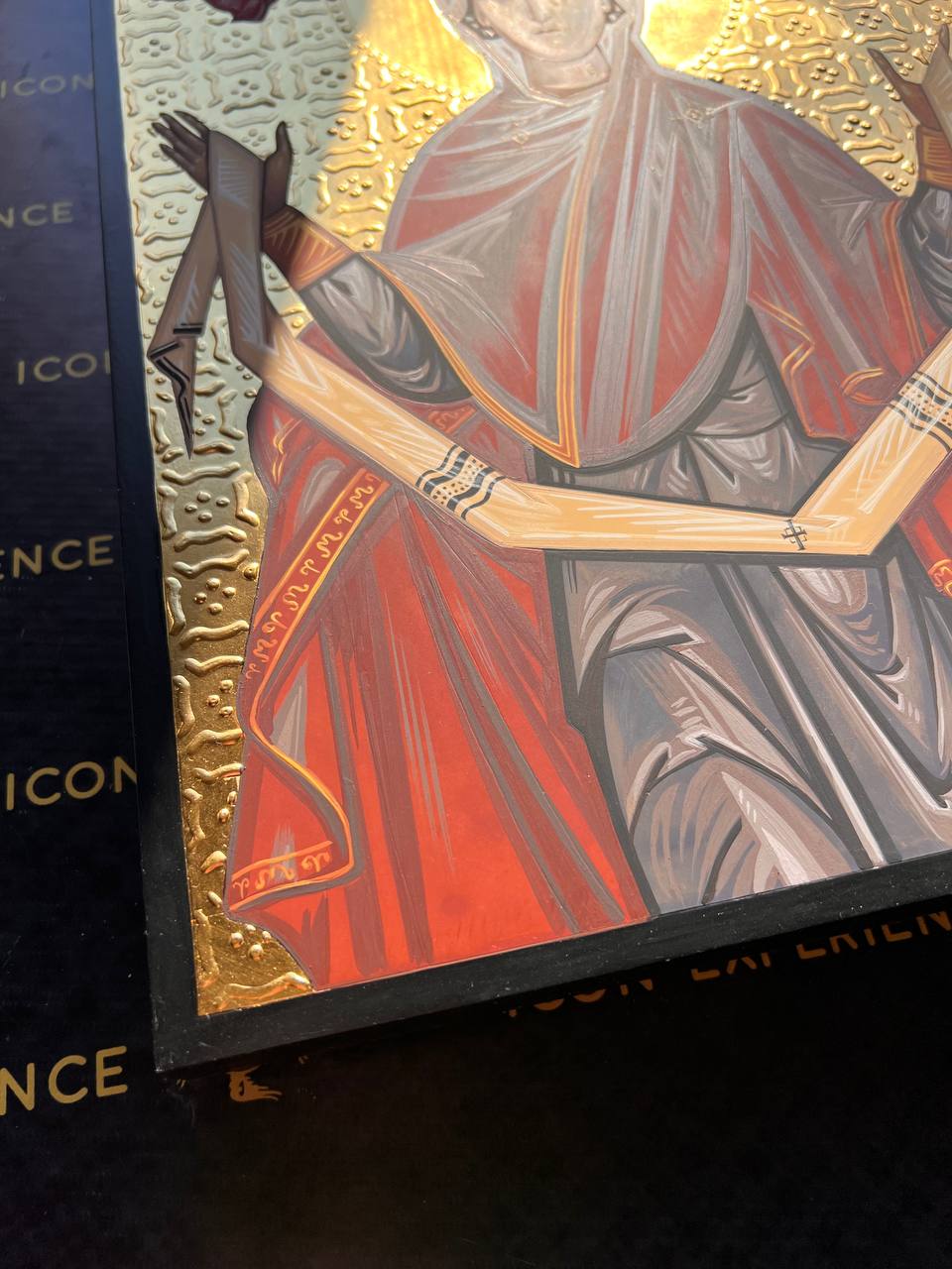 Intercession of the Theotokos, Handpainted icon