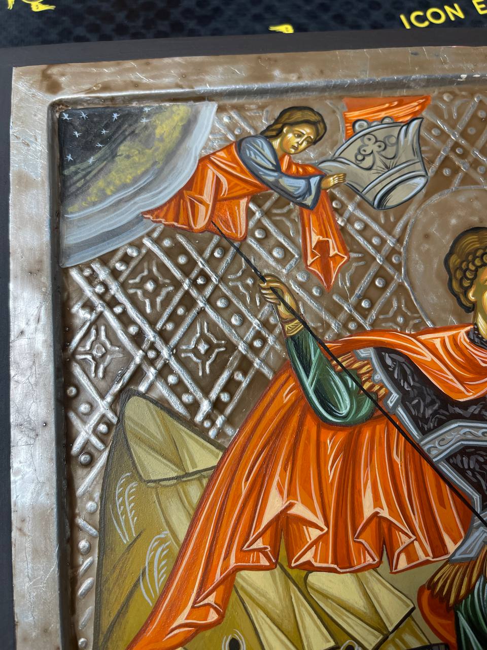 San Jorge el Gran Mártir, icono pintado a mano