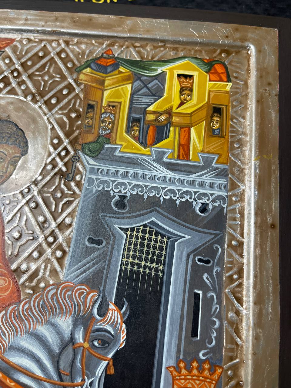 San Jorge el Gran Mártir, icono pintado a mano