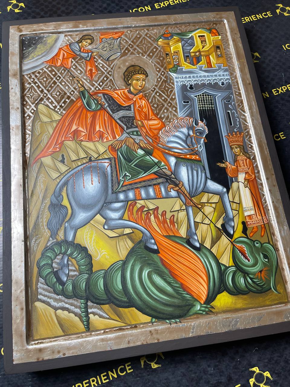 San Jorge el Gran Mártir, icono pintado a mano