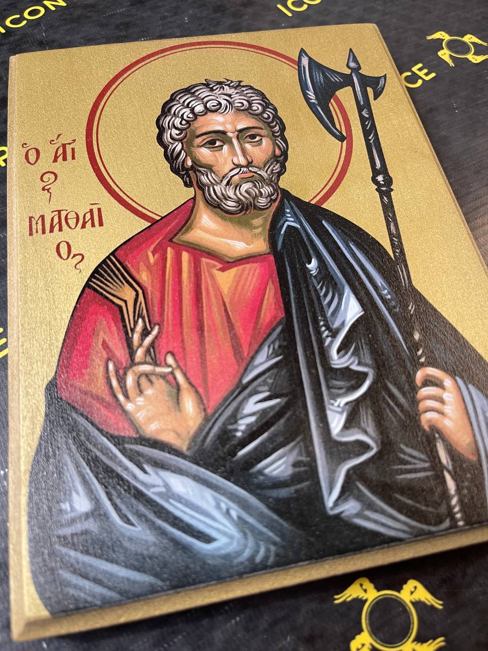 Saint Matthew the Apostle Byzantine Iconography Christian Art Gift