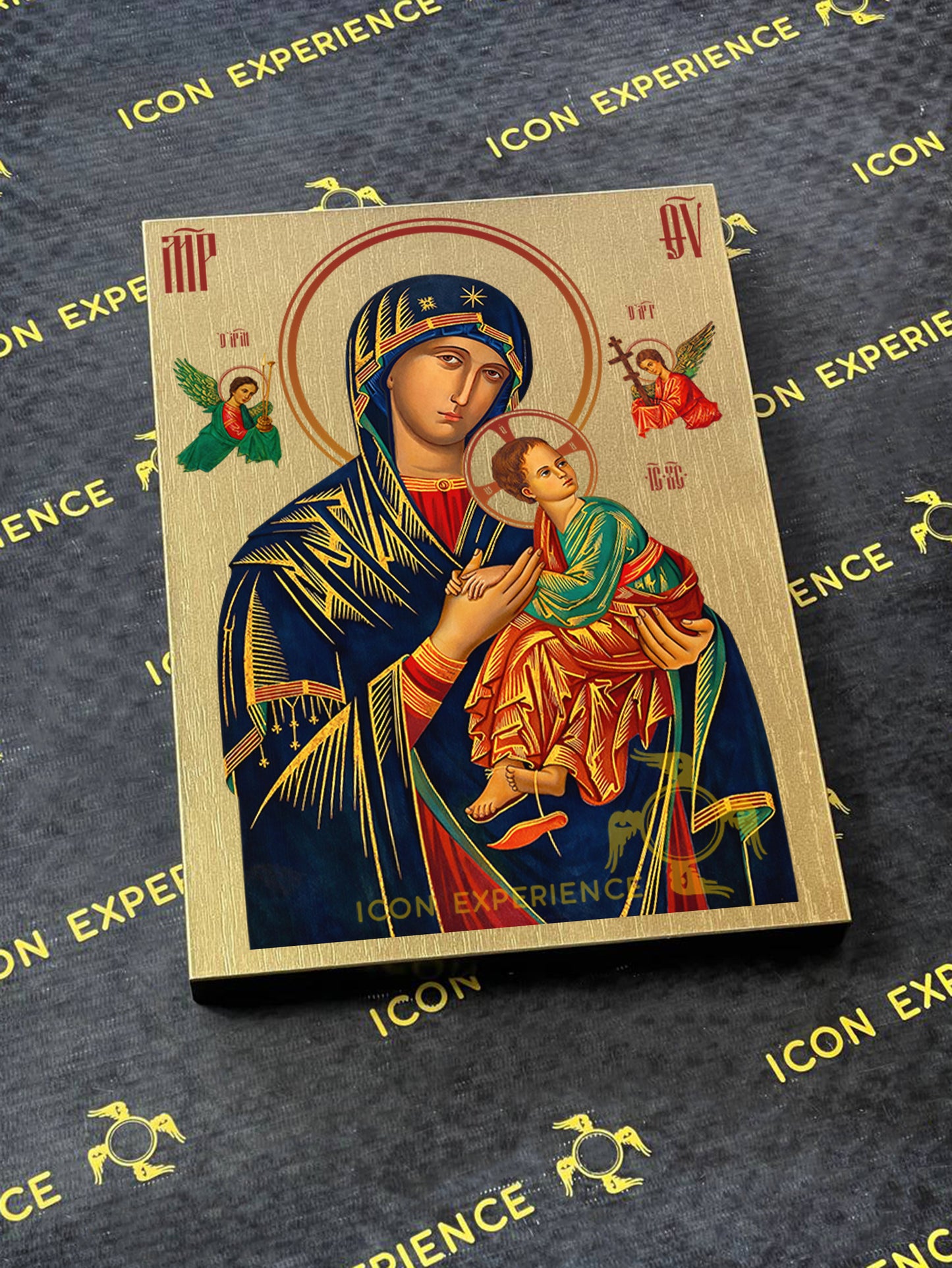 San Nicolás, Icono impreso sobre madera