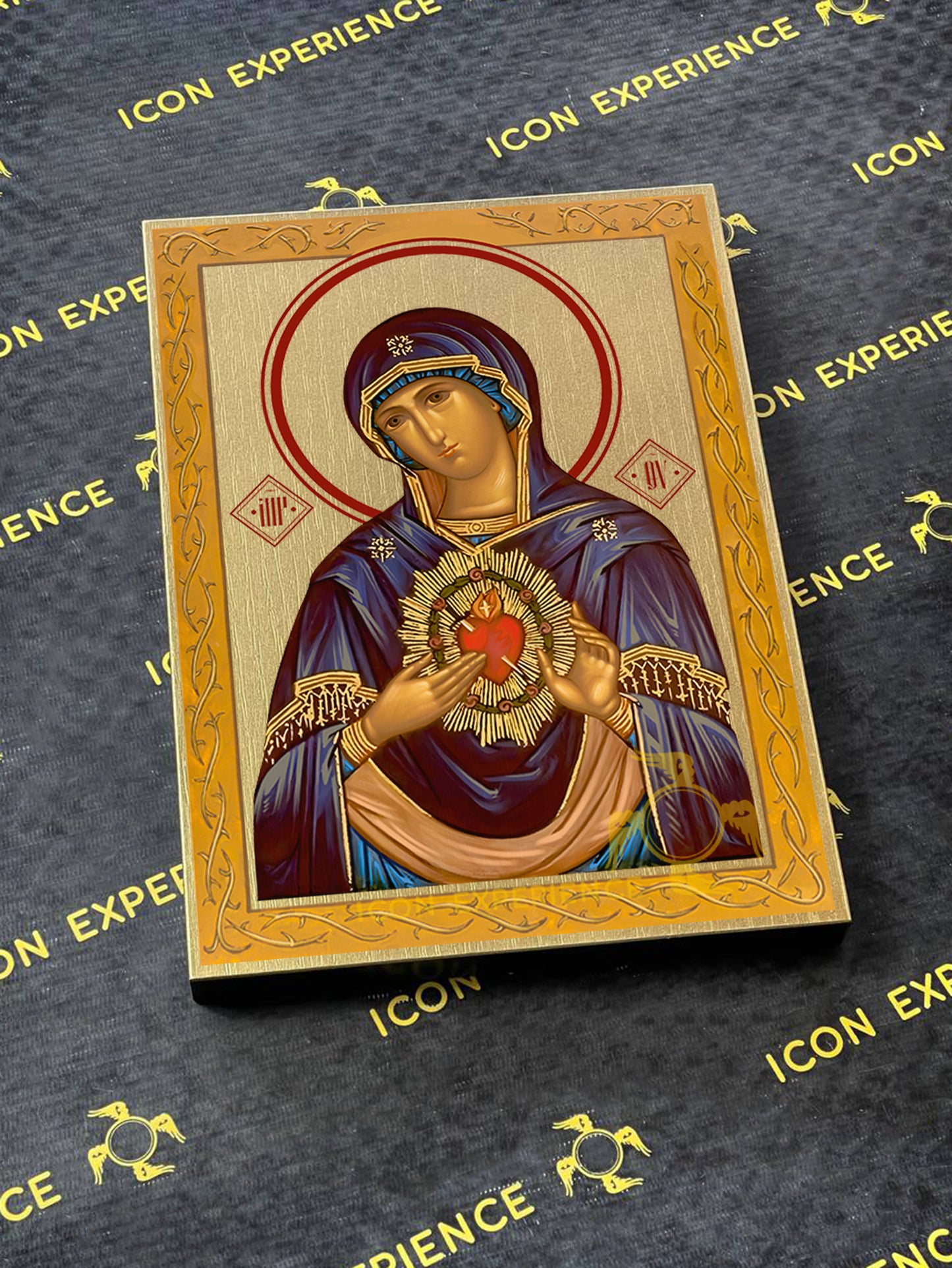 San Nicolás, Icono impreso sobre madera